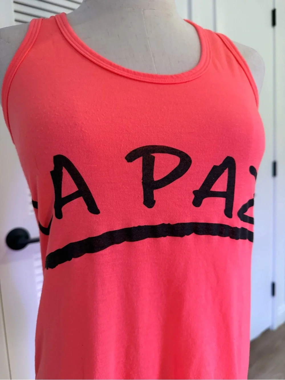 LA PAZ Neon Tank Dress/Bathing Suit Cover
